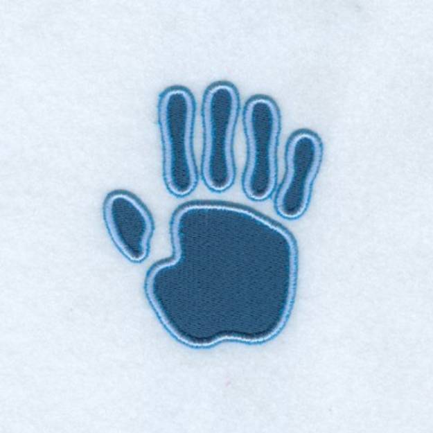 Picture of Puffy Hand Machine Embroidery Design