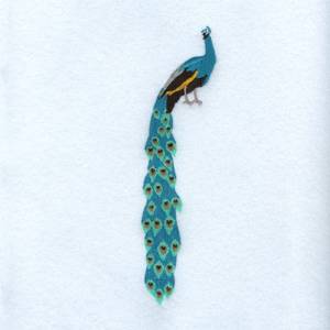 Picture of Peacock Machine Embroidery Design