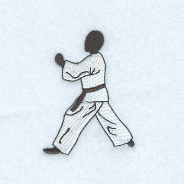 Picture of Martial Arts Figure Machine Embroidery Design