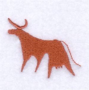 Picture of Cave Ox Machine Embroidery Design