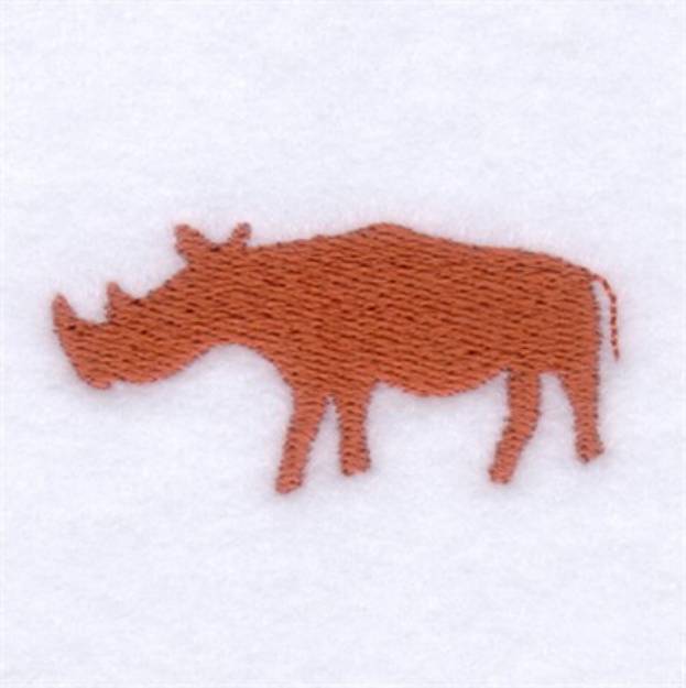 Picture of Cave Rhino Machine Embroidery Design