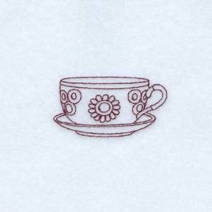 Picture of Sophia Teacup Machine Embroidery Design