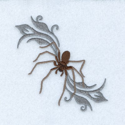 Decorative Spider Machine Embroidery Design