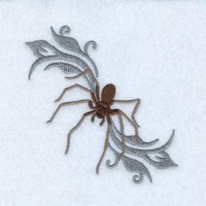 Picture of Decorative Spider Machine Embroidery Design
