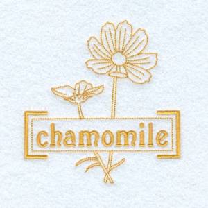 Picture of Chamomile Machine Embroidery Design
