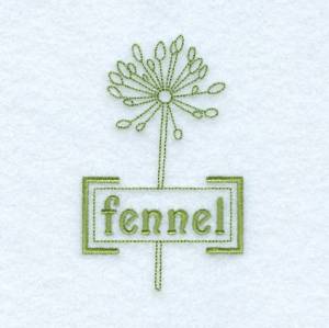 Picture of Fennel Machine Embroidery Design