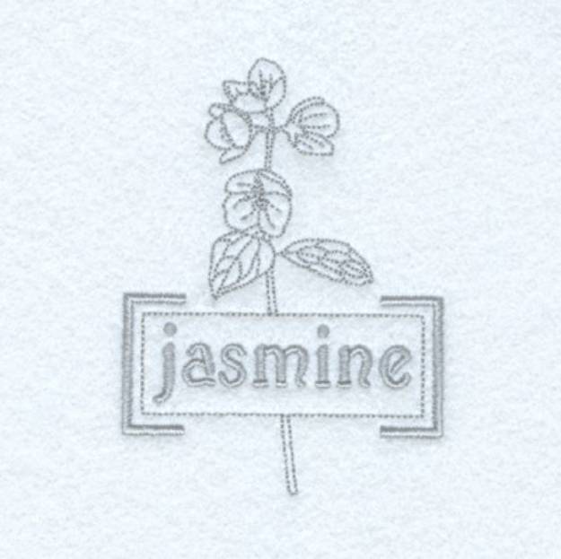 Picture of Jasmine Machine Embroidery Design
