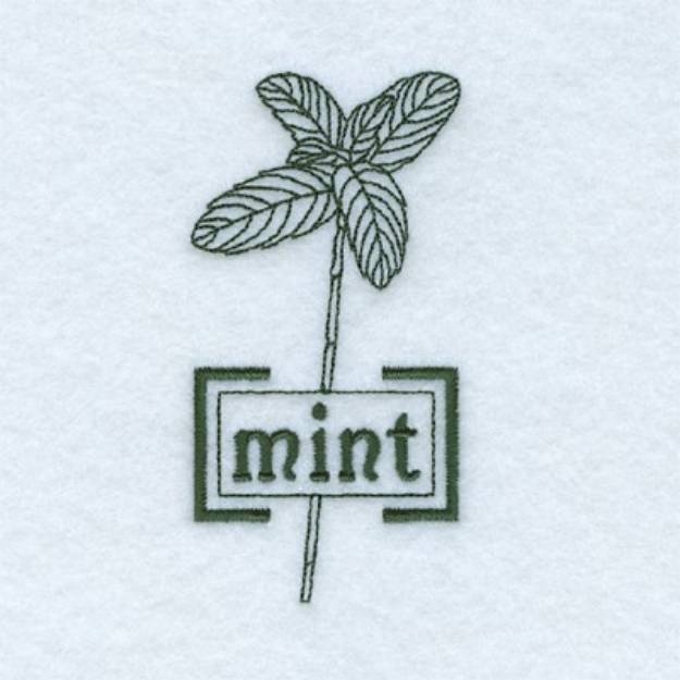 Picture of Mint Machine Embroidery Design