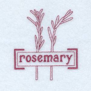 Picture of Rosemary Machine Embroidery Design