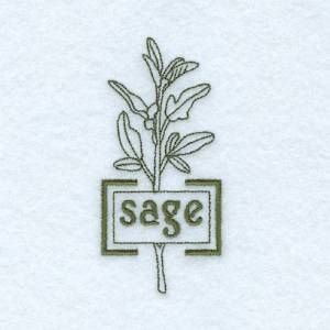 Picture of Sage Machine Embroidery Design