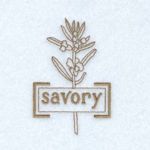 Picture of Savory Machine Embroidery Design