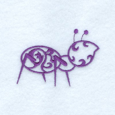 Nouveau Ant Machine Embroidery Design