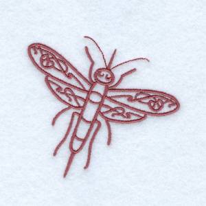 Picture of Nouveau Mosquito Machine Embroidery Design