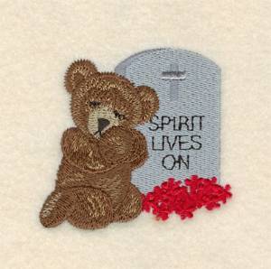 Picture of Praying Bear Machine Embroidery Design
