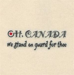 Picture of Oh, Canada Machine Embroidery Design