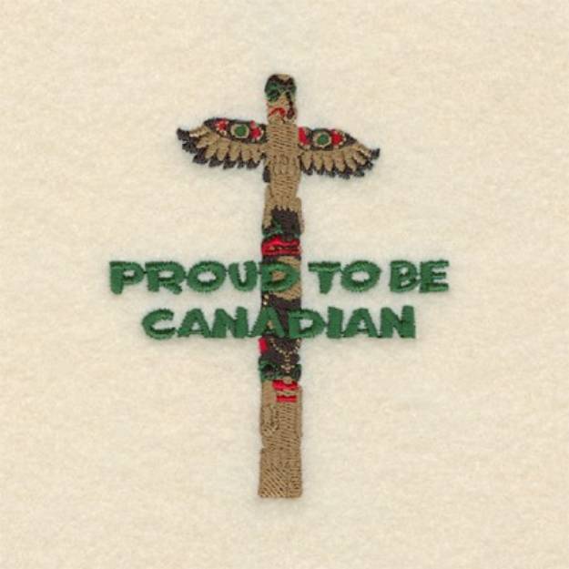 Picture of Proud to be Canadian Machine Embroidery Design