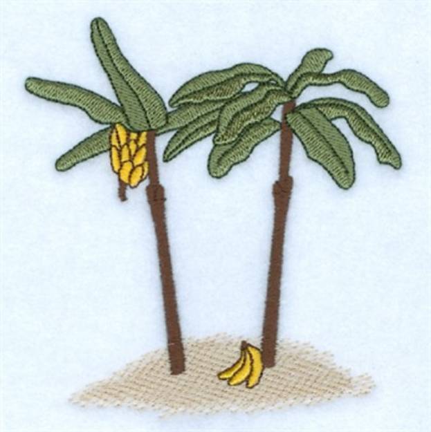 Picture of Banana Palm Machine Embroidery Design