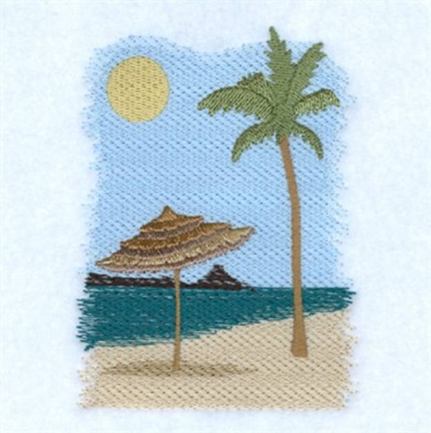 Picture of Beach Machine Embroidery Design