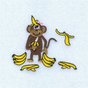 Picture of Monkey Gone Wild Machine Embroidery Design