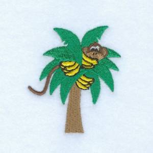 Picture of Tree Monkey Machine Embroidery Design