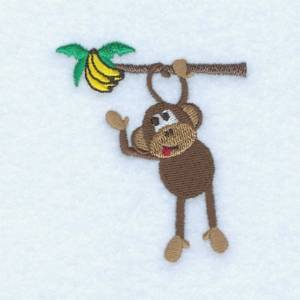 Picture of Picking Bananas Machine Embroidery Design