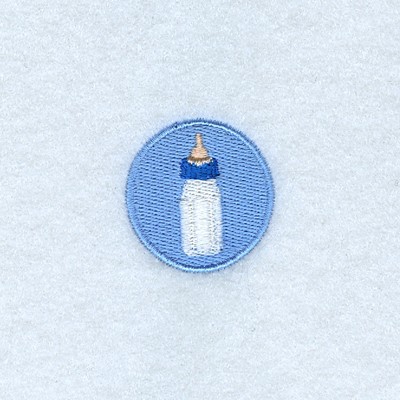 Mini Bottle Machine Embroidery Design