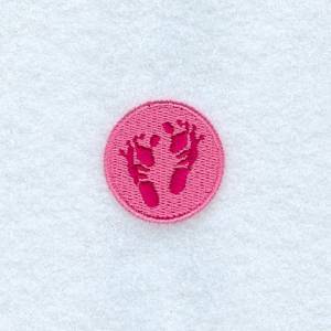Picture of Mini Footprints Machine Embroidery Design