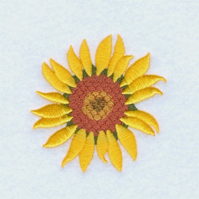 Sunflower Bloom Machine Embroidery Design