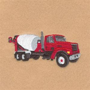 Picture of Cement Mixer Machine Embroidery Design