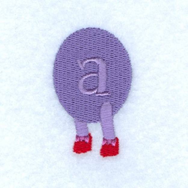 Picture of Caterpillar Alphabet A Machine Embroidery Design