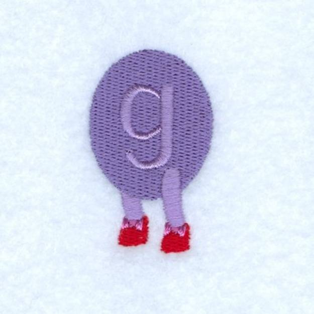 Picture of Caterpillar Alphabet G Machine Embroidery Design