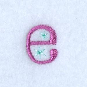 Picture of Fairy Alphabet E Machine Embroidery Design