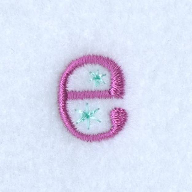 Picture of Fairy Alphabet E Machine Embroidery Design