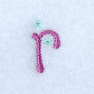 Picture of Fairy Alphabet R Machine Embroidery Design