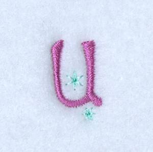Picture of Fairy Alphabet U Machine Embroidery Design