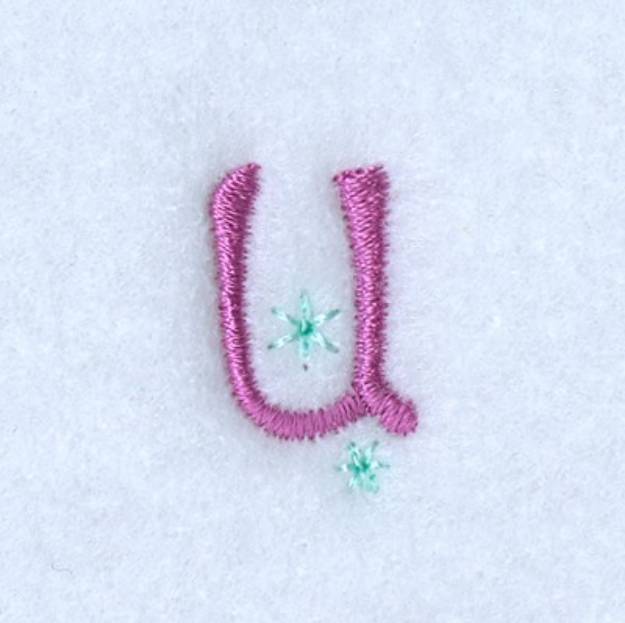 Picture of Fairy Alphabet U Machine Embroidery Design