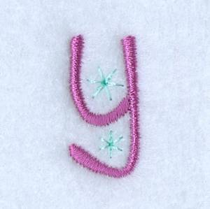 Picture of Fairy Alphabet Y Machine Embroidery Design