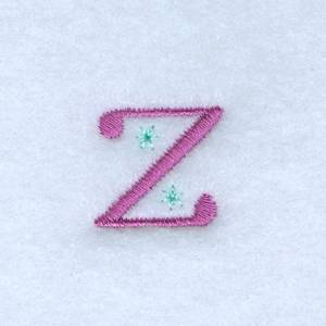 Picture of Fairy Alphabet Z Machine Embroidery Design