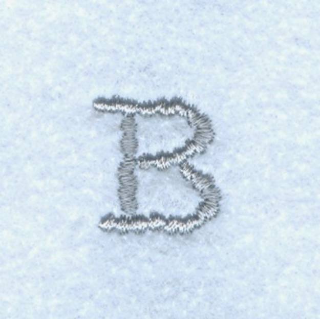 Picture of Block Letter B Machine Embroidery Design
