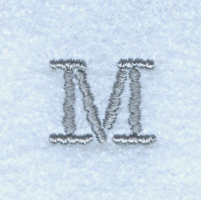 Block Letter M Machine Embroidery Design