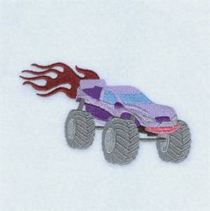 Picture of Monster Truck Machine Embroidery Design