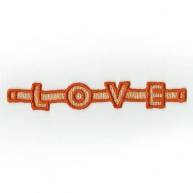Picture of Love Lace Bracelet Machine Embroidery Design