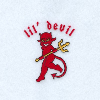 Lil Devil Machine Embroidery Design