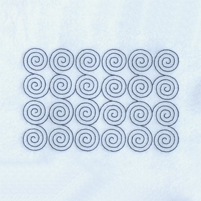 Swirl Stipple Machine Embroidery Design