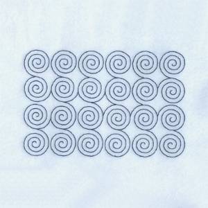 Picture of Swirl Stipple Machine Embroidery Design