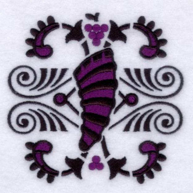 Picture of Cornucopia Nouveau Machine Embroidery Design