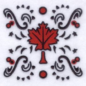 Picture of Leaf Nouveau Machine Embroidery Design