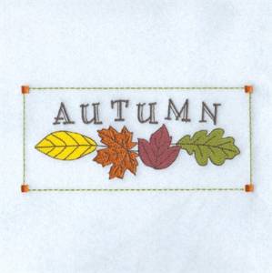 Picture of Leafy Autumn Machine Embroidery Design