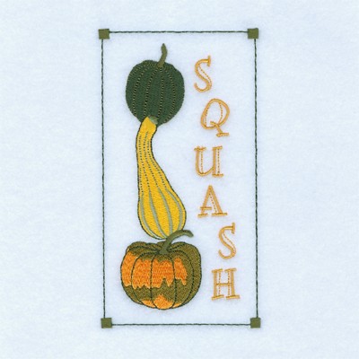 Squash Machine Embroidery Design