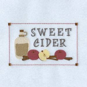 Picture of Sweet Cider Machine Embroidery Design